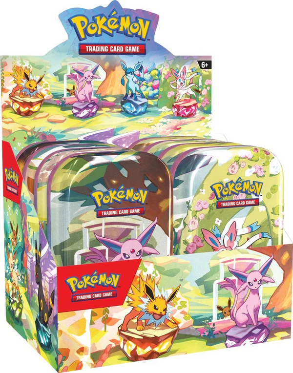 8.5 Prismatic Evolutions Mini Tins [x8-Tin] Display-2025