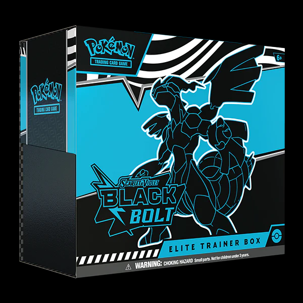 Scarlet & Violet - Black Bolt - Elite Trainer Box (ETB) - Zekrom-New models for 2025